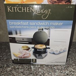 Breakfast Sandwich Maker - Gray